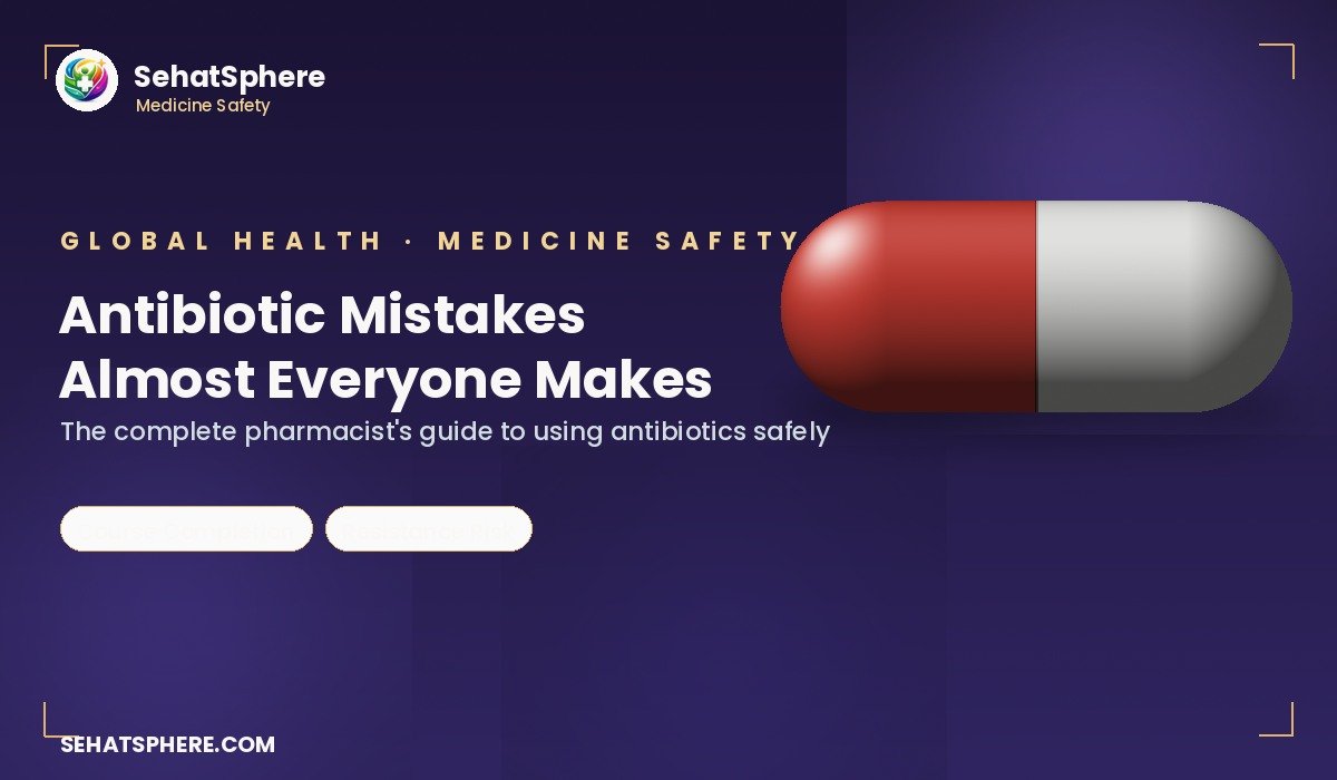 Common antibiotic mistakes almost everyone makes - pharmacist guide