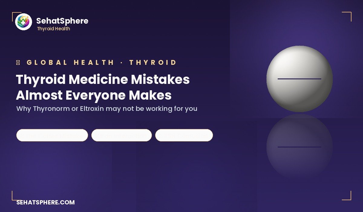 Thyroid medicine mistakes almost everyone makes - pharmacist guide