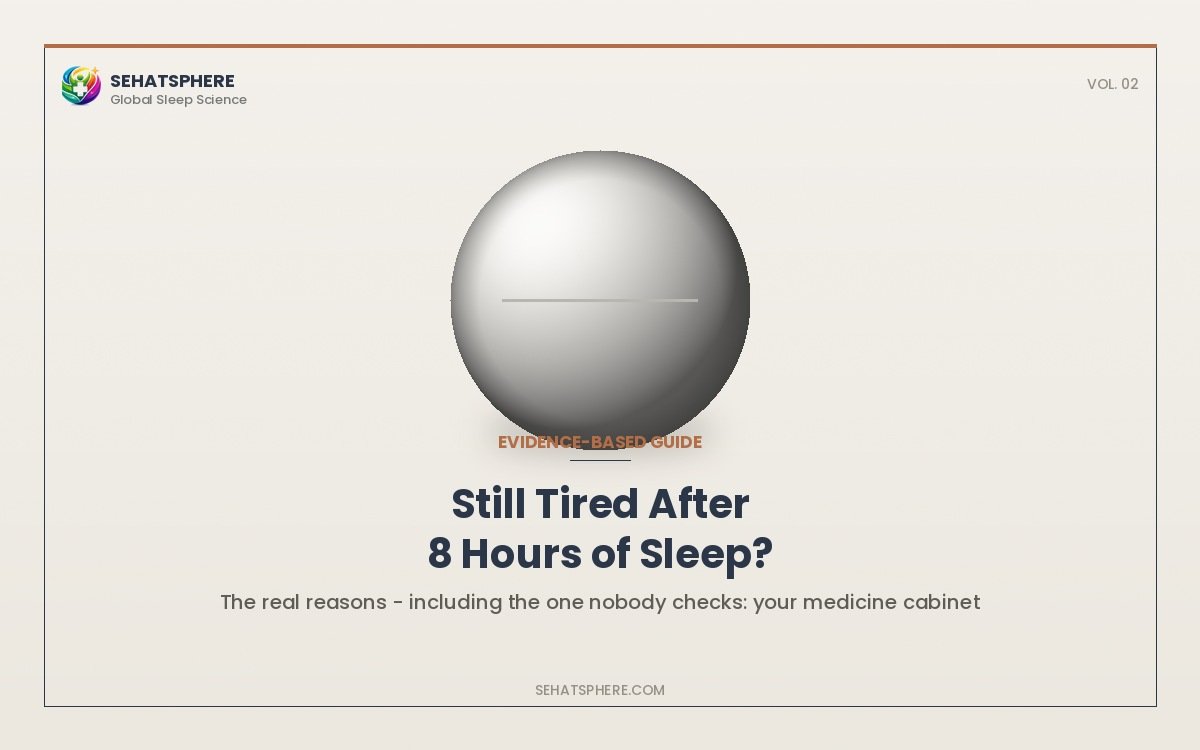 Still tired after 8 hours sleep - medicine and nutrient deficiency causes explained