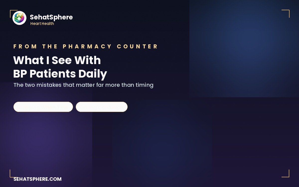Common blood pressure medicine mistakes at the pharmacy counter