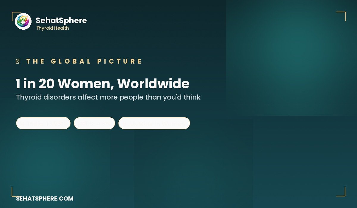 Global thyroid disorder statistics - India and worldwide prevalence