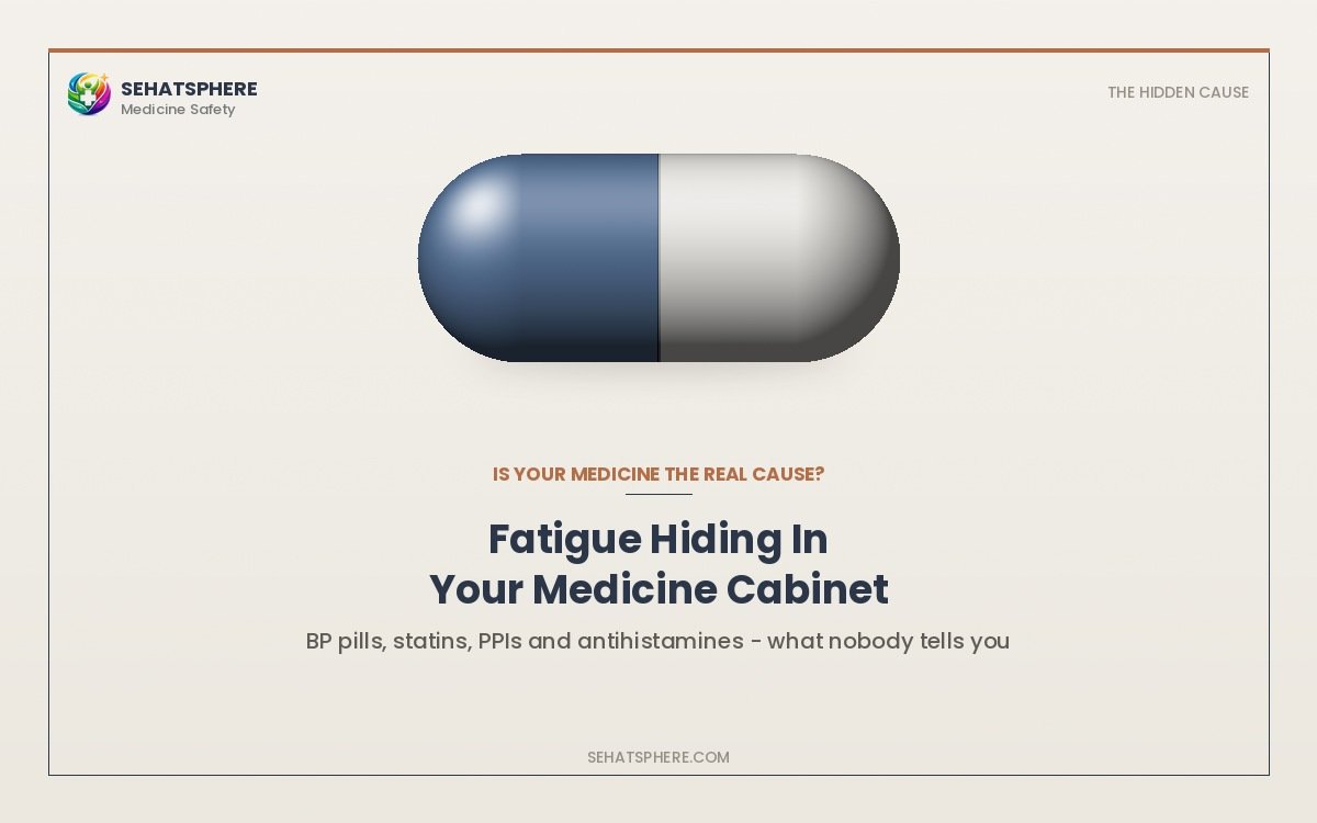 Medicines that cause fatigue - BP pills statins PPIs antihistamines