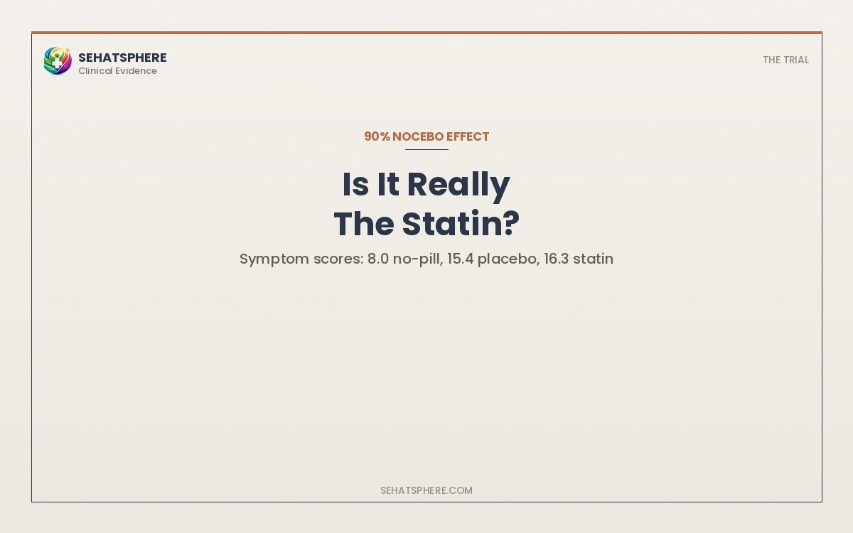 SAMSON trial results statin nocebo effect explained