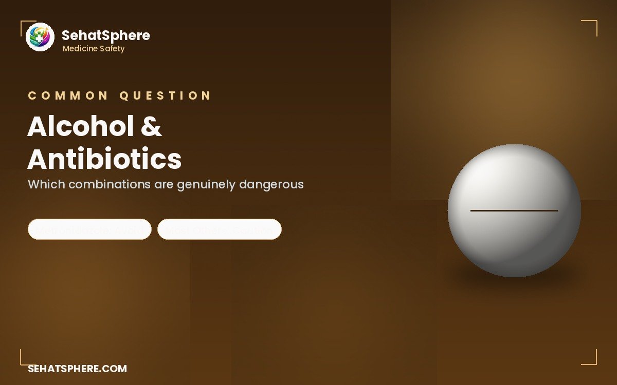 Alcohol and antibiotics interaction guide