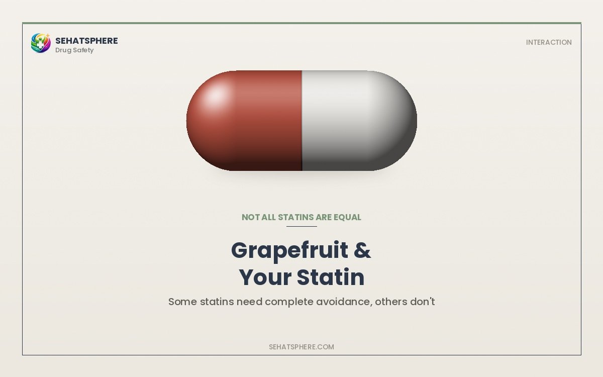 Grapefruit interaction with different statins explained