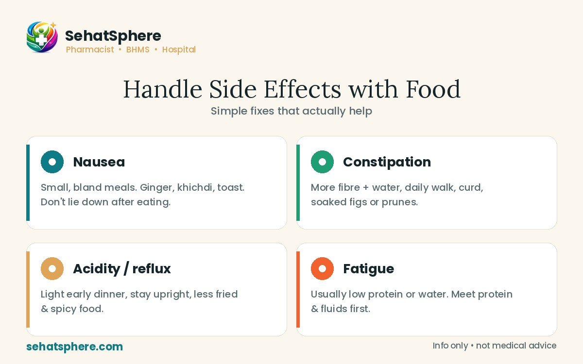 How to manage Mounjaro and Ozempic side effects with food