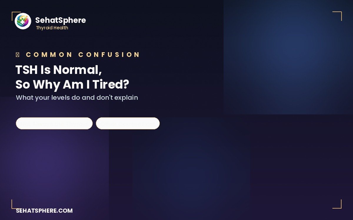 TSH normal but still tired - thyroid medicine confusion explained