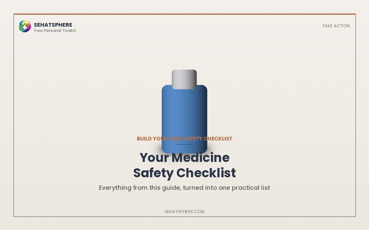 Personal medicine safety checklist