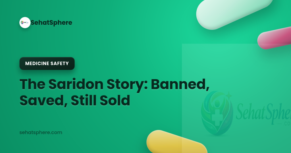 The Saridon Story: Banned, Saved, Still Sold — SehatSphere medicine safety guide on painkiller overuse